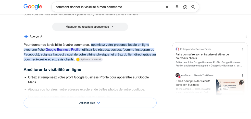 L'actualité qui change tout : les Aperçus IA et le Mode IA débarquent en France